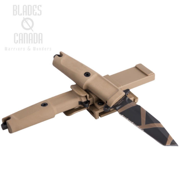 Extrema Ratio FULCRUM C FH [Compact] Fixed Blade Knife, N690, Desert Warfare Handle